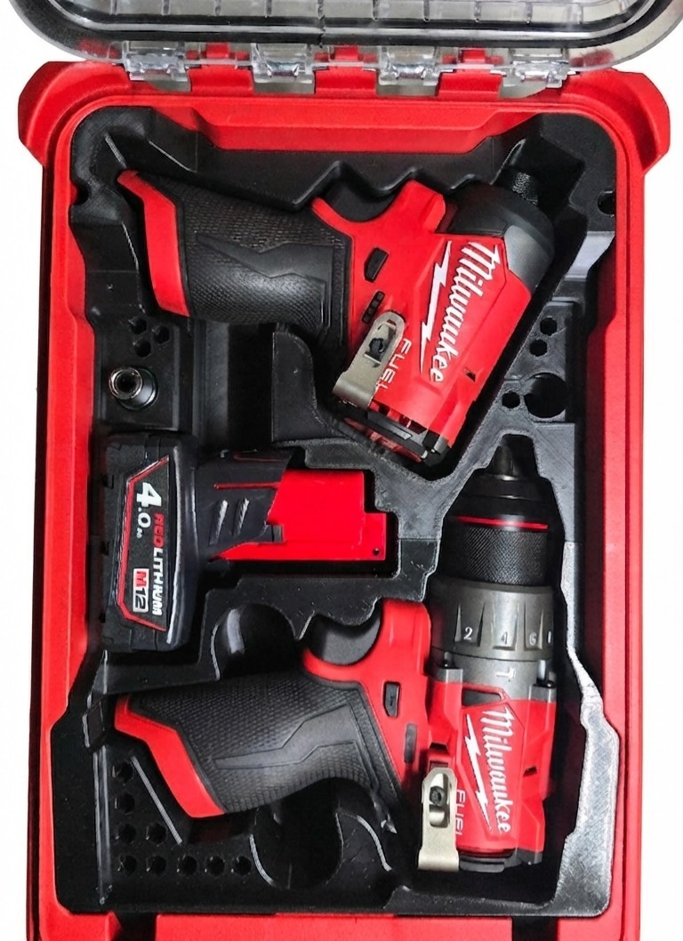 Milwaukee M12 1/2 Hammer Drill & 1/4 Impact Driver Insert (INSERT ONLY)