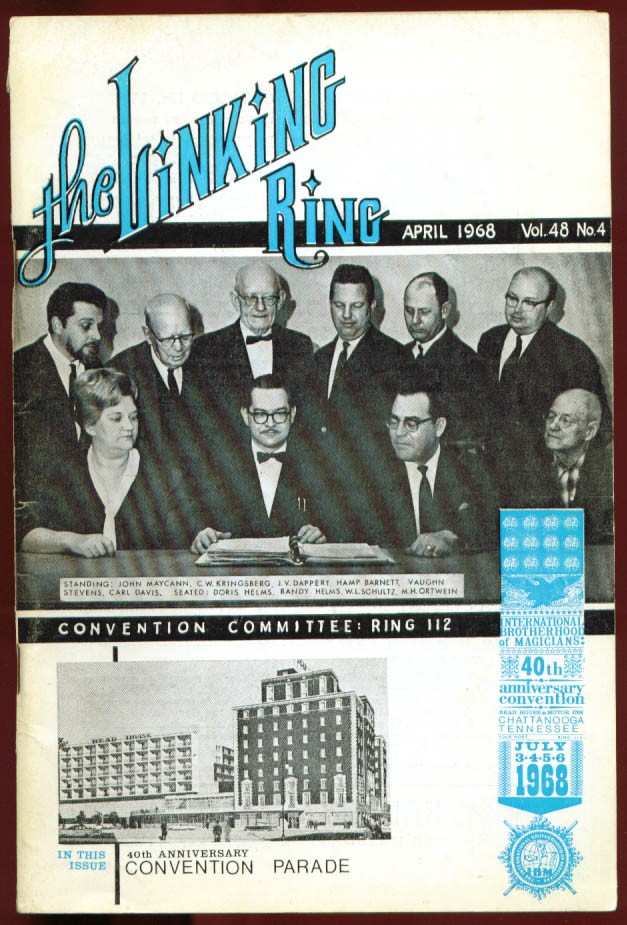 Convention Issue: Linking Ring Magic Mag 4/1968