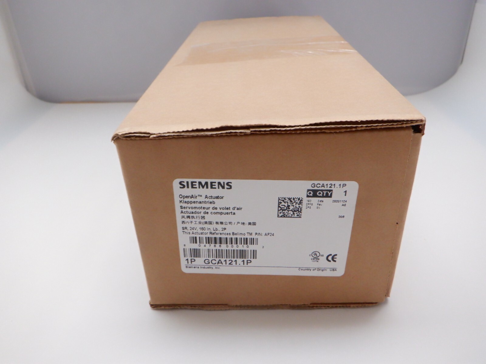 Siemens GCA121.1P Actuator new