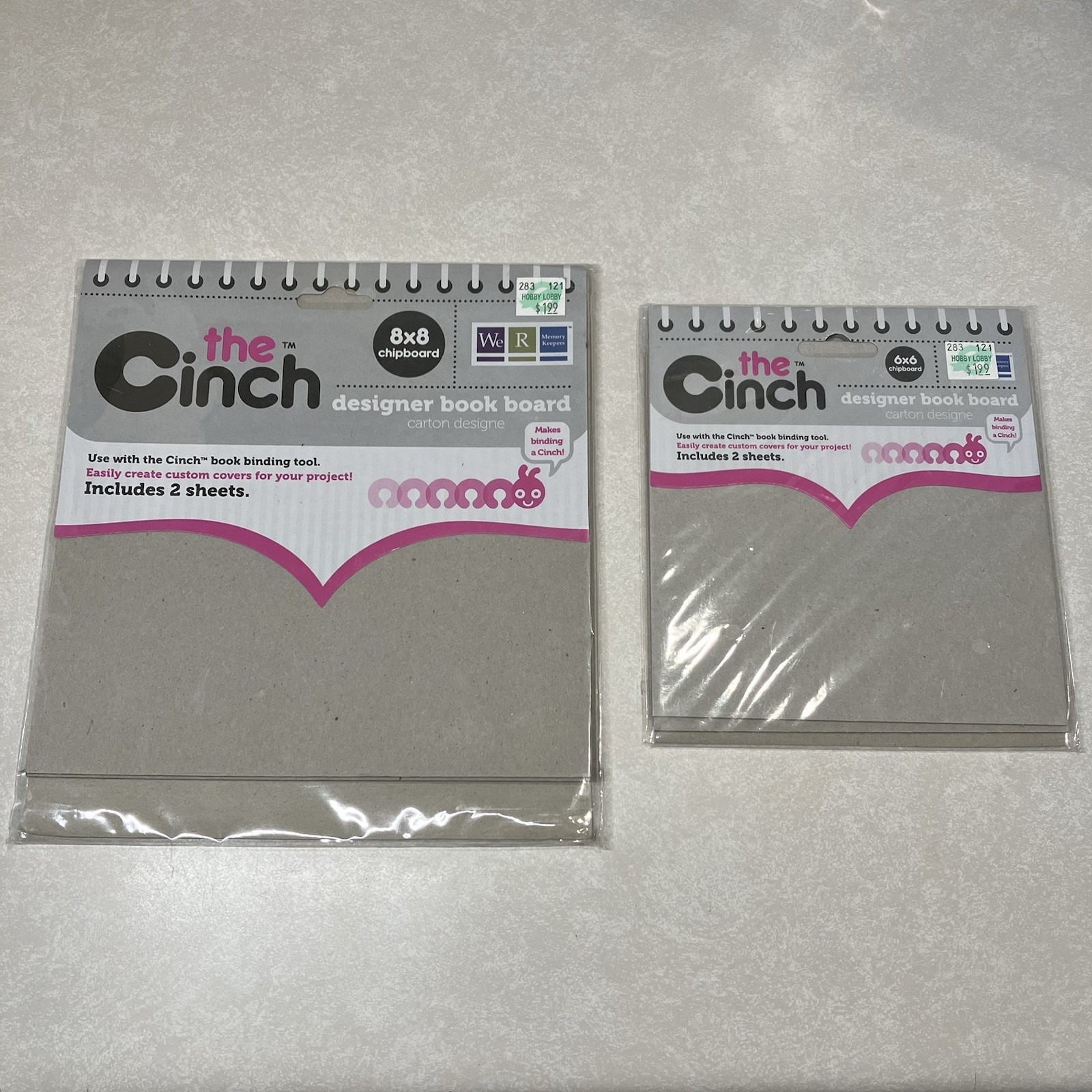 The Cinch Book Binding Machine Tool We R Memory Keepers USED Pink