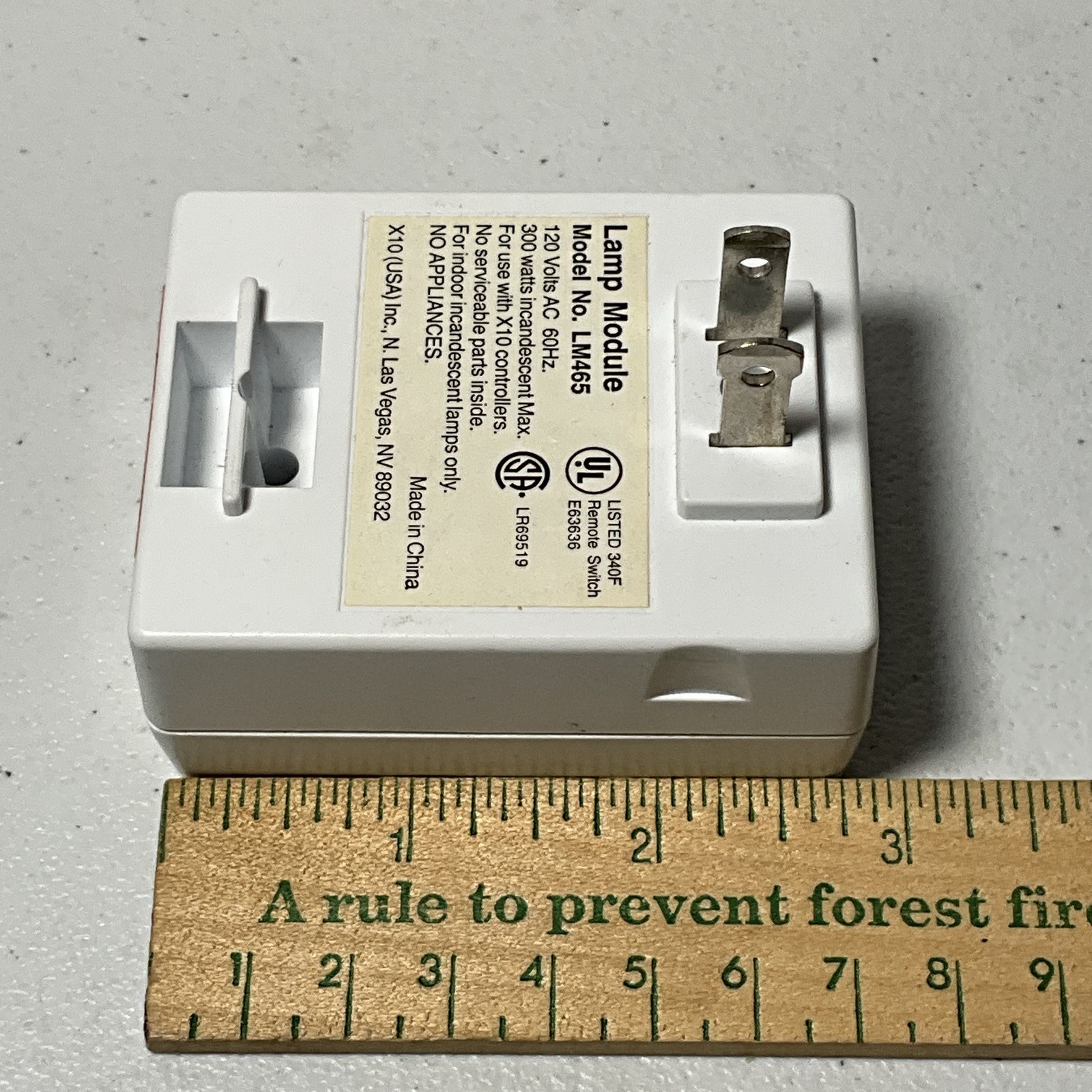 X10 POWERHOUSE LM465 Lamp Module Incandescent Smart Home Plug Control