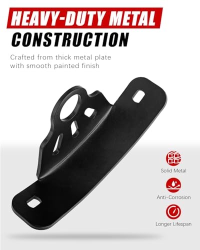 Motorcycle Rear License Plate Tag Mount Bracket Side Support Holder Curved