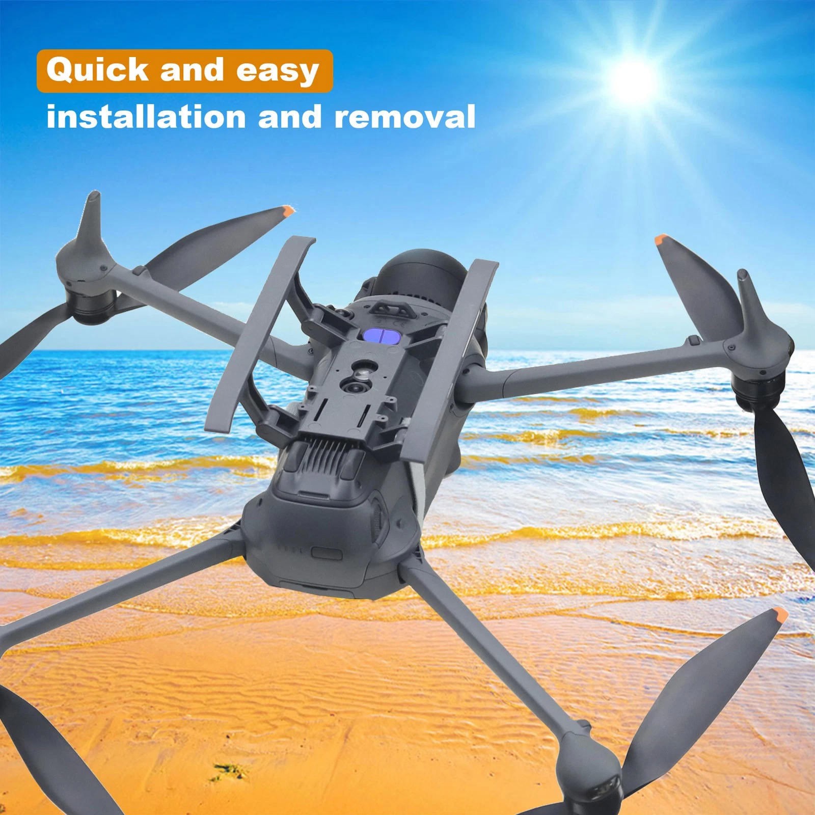 Quick Release Landing Gear for DJI Mavic 4 Pro Drone Foldable 35mm Extension