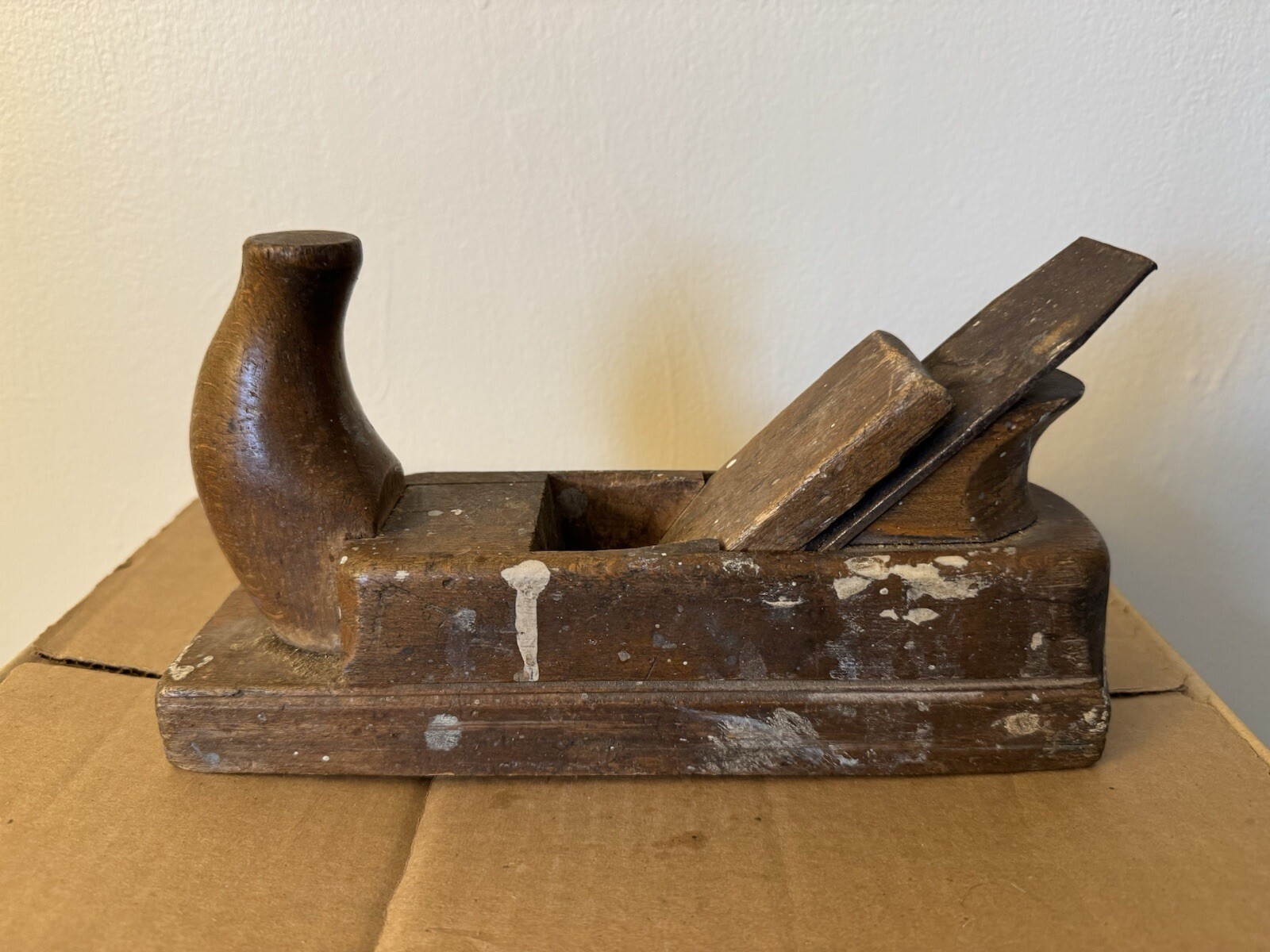 VINTAGE Solid Wood Smoothing Plane Danish JPBO with Adjustable Plane Iron