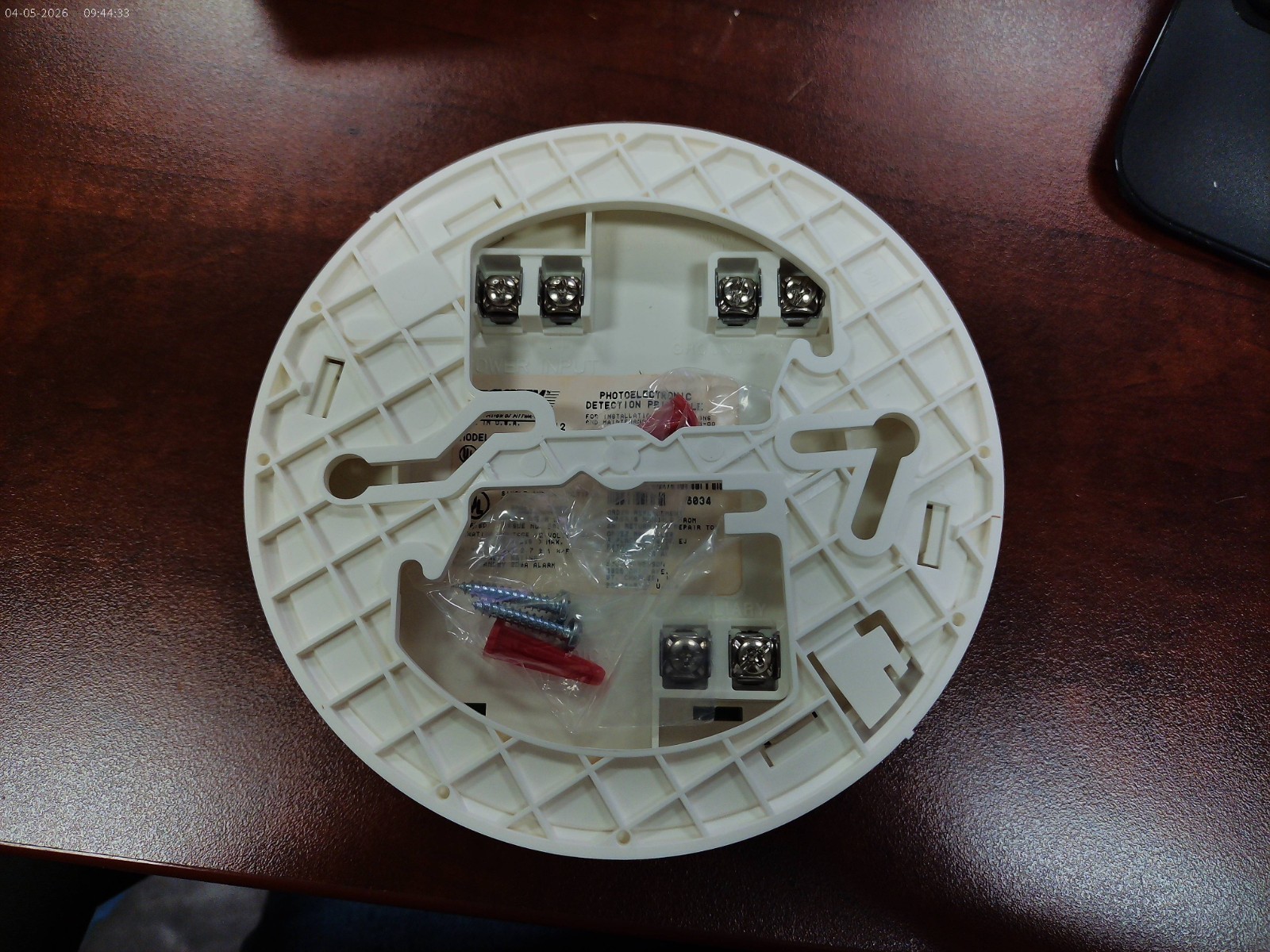 2012B SYSTEM SENSOR SMOKE ALARM