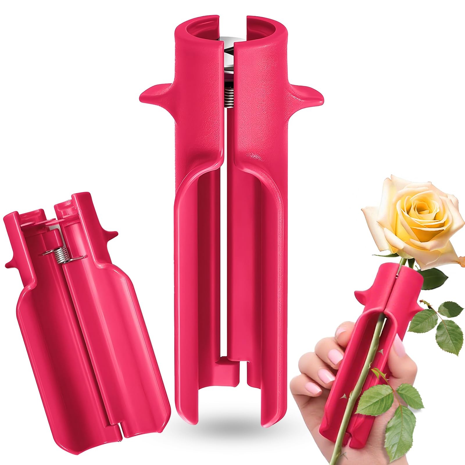 2 Pcs Rose Thorn Remover Stripper Toolflower Stem Cleaner Cutterefficient Safe F