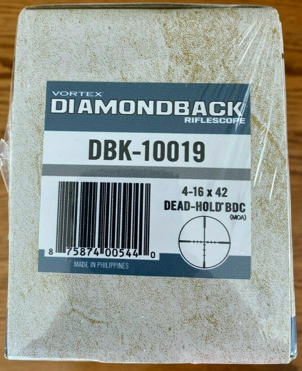 Vortex Diamondback HP 4-16x42 Dead-Hold BDC MOA Riflescope DBK-10019