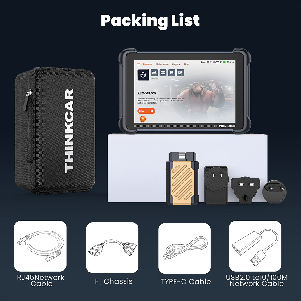 🔥ThinkScan 689BT Car Diagnostic OBD2 Scanner All System Scan Tool Action Test