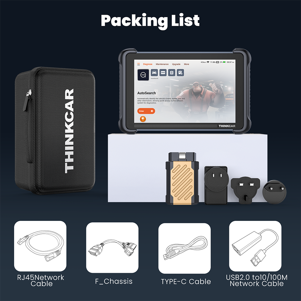 ThinkScan 689BT Car OBD2 Diagnostic Tool Bidirectional Scanner CANFD & DOIP