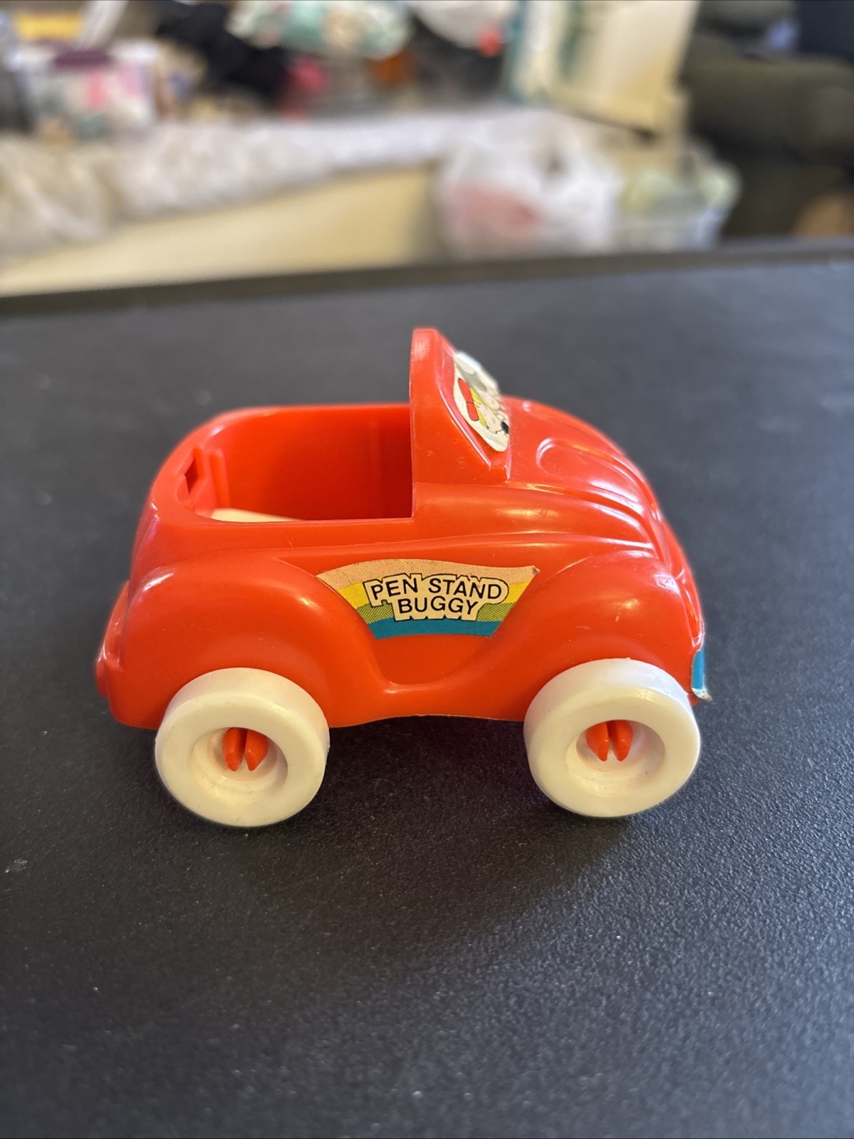 Car Pencil Sharpener Pen Stand Buggy Bob Jean 1986