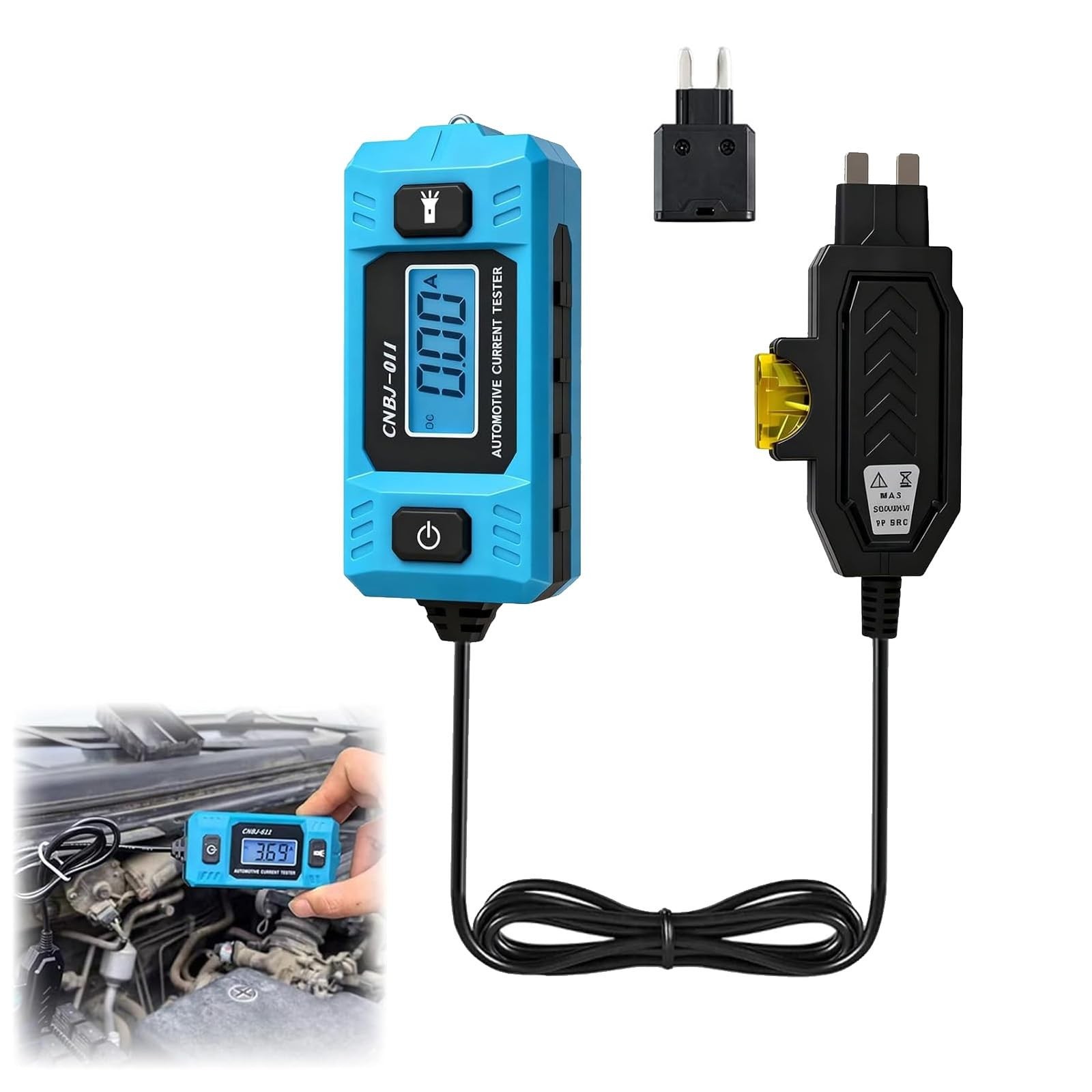 Automotive Circuit Fault Probe Tester, 20A 48V High Precision Current Tester,...