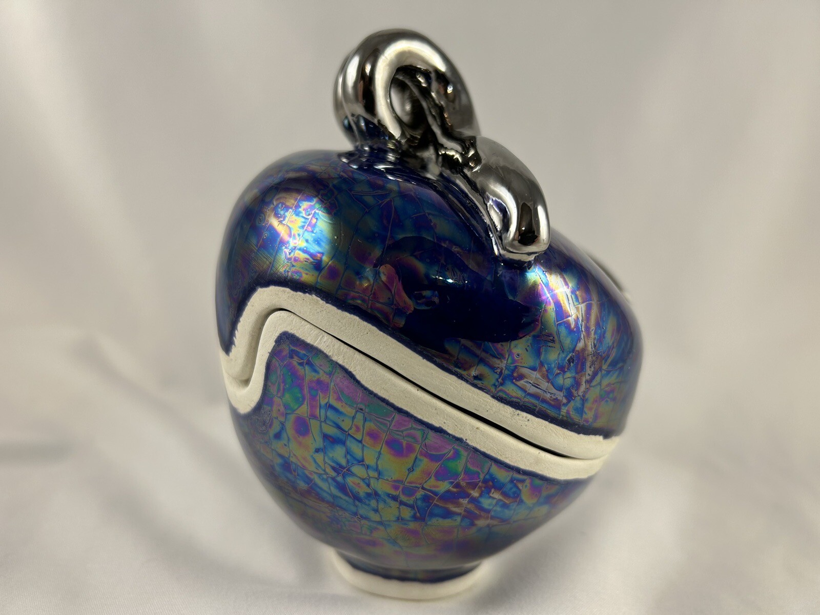Abstract Art Pottery Trinket Box