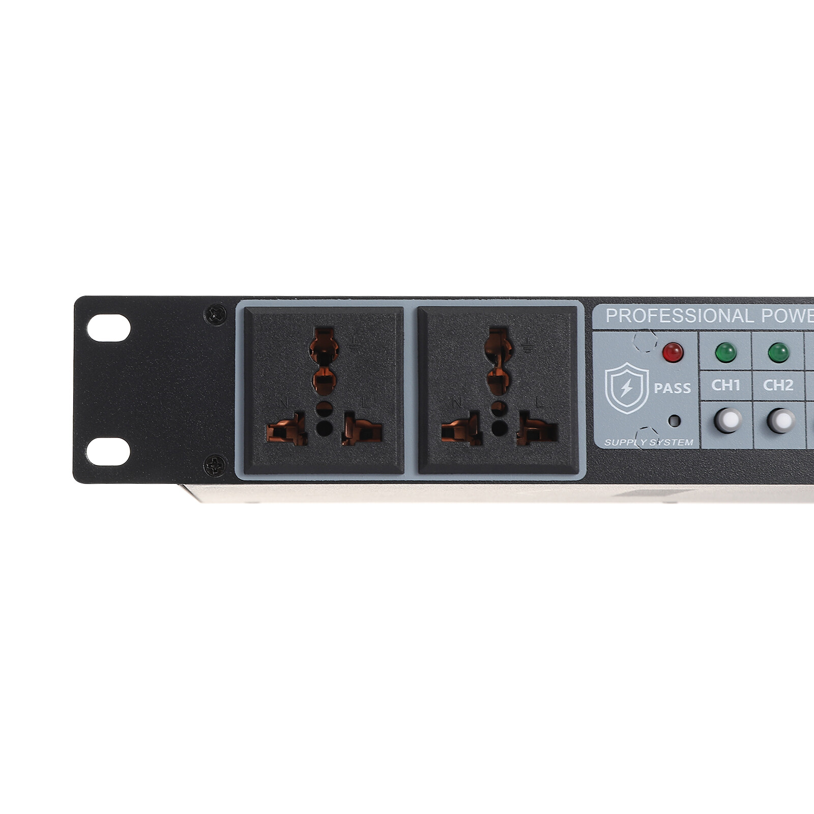 Professional Audio Power Conditioner Digital Voltmeter USB Surge Protector 2000W