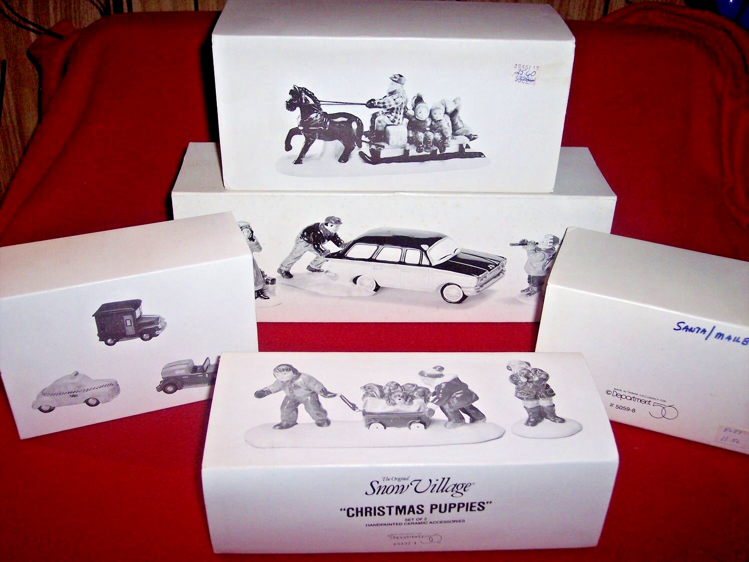 Dept 56 Christmas Figurine Collection - Lot of 5