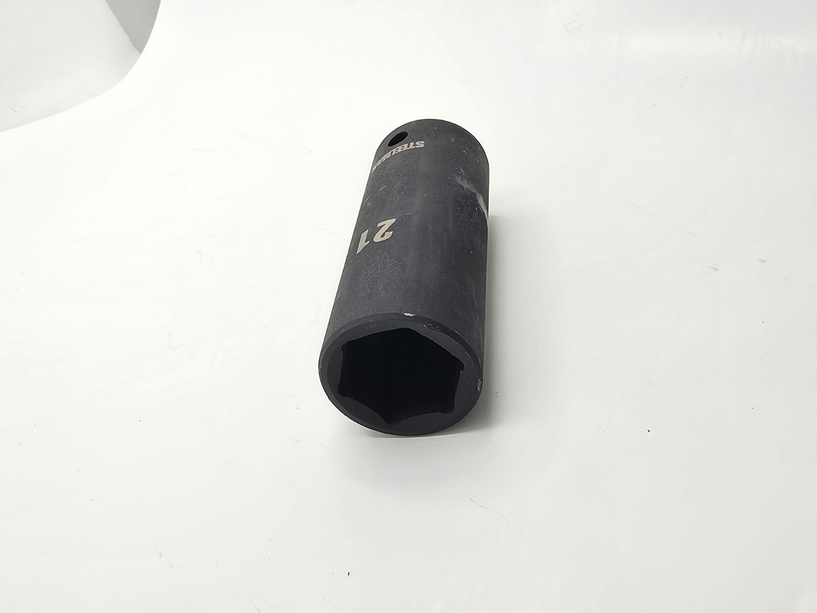 (QTY 2) STEELMAN 21mm Deep Thin Wall Impact Socket Black