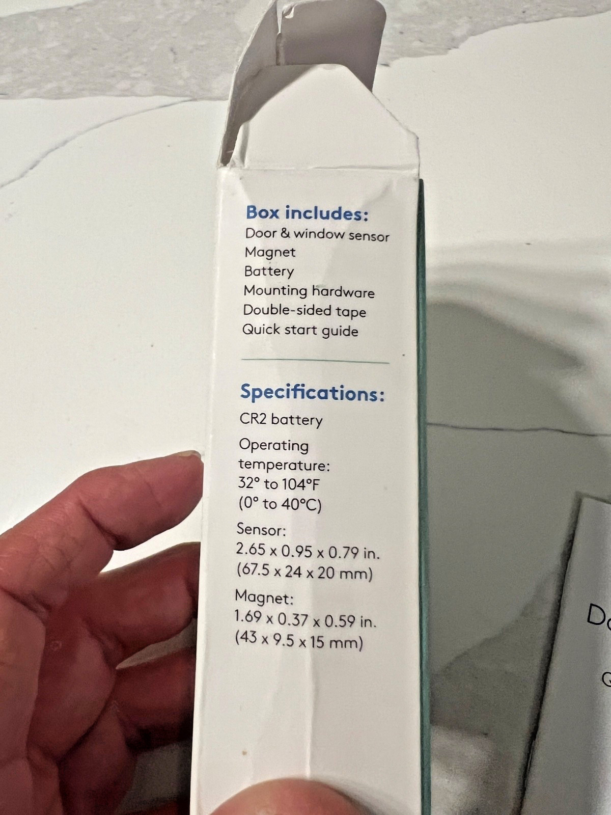 ADT Blue door & window sensor, NIB, SSH1RO-29
