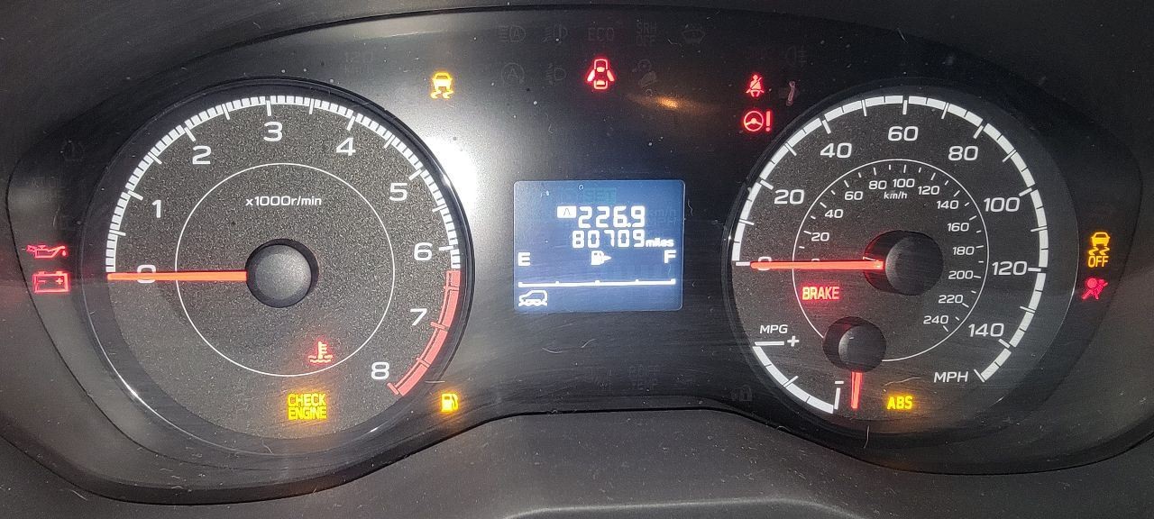 19 Subaru Crosstrek Glove Box