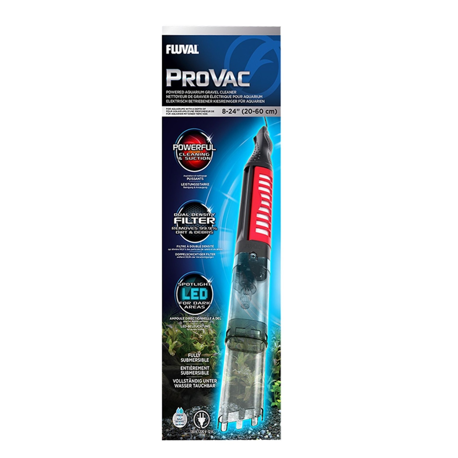 Fluval Pro-VAC Powered Aquarium Gravel Cleaner