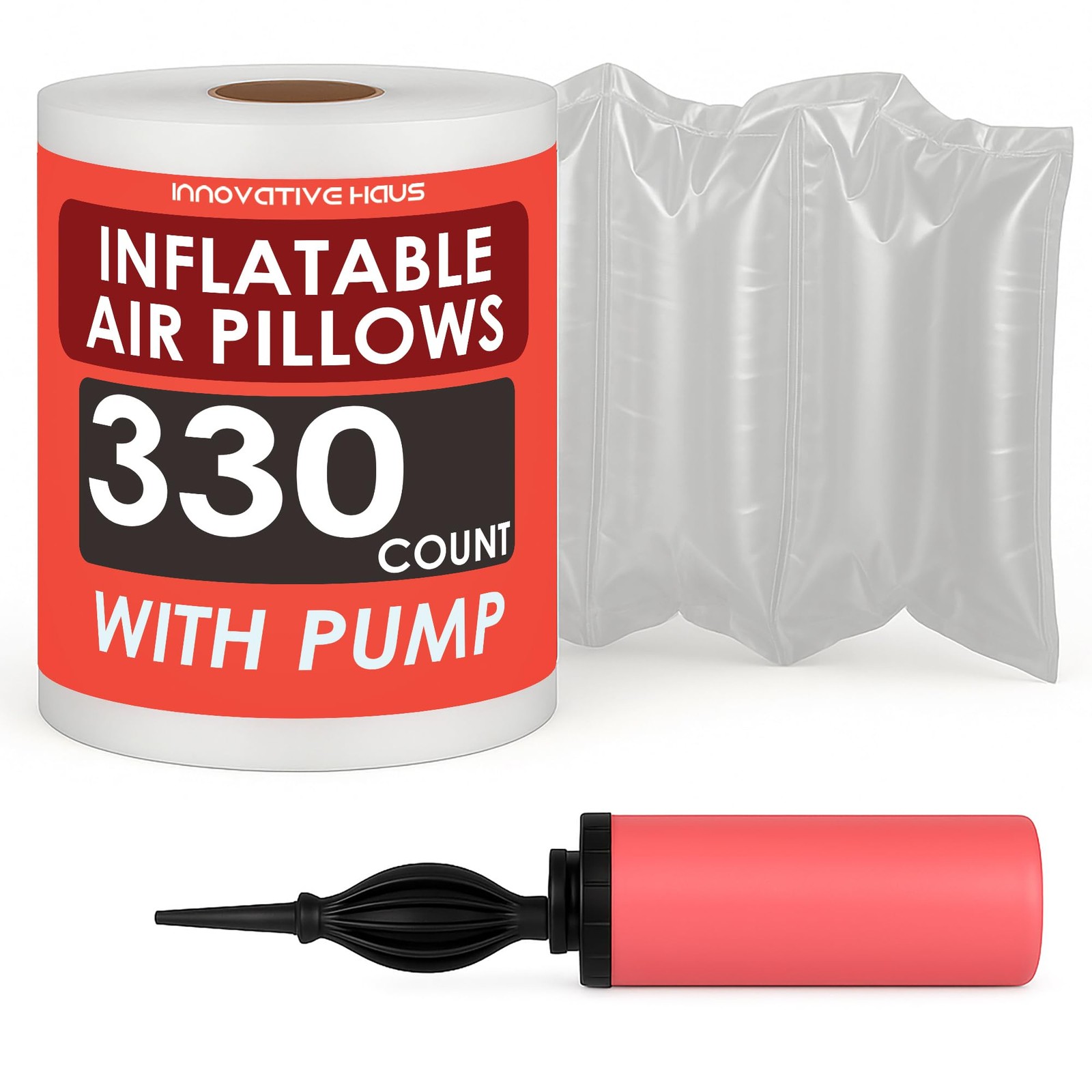 Innovative Haus 330 Count 4x8 Inflatable Air Pillows for Shipping to Fill Void i