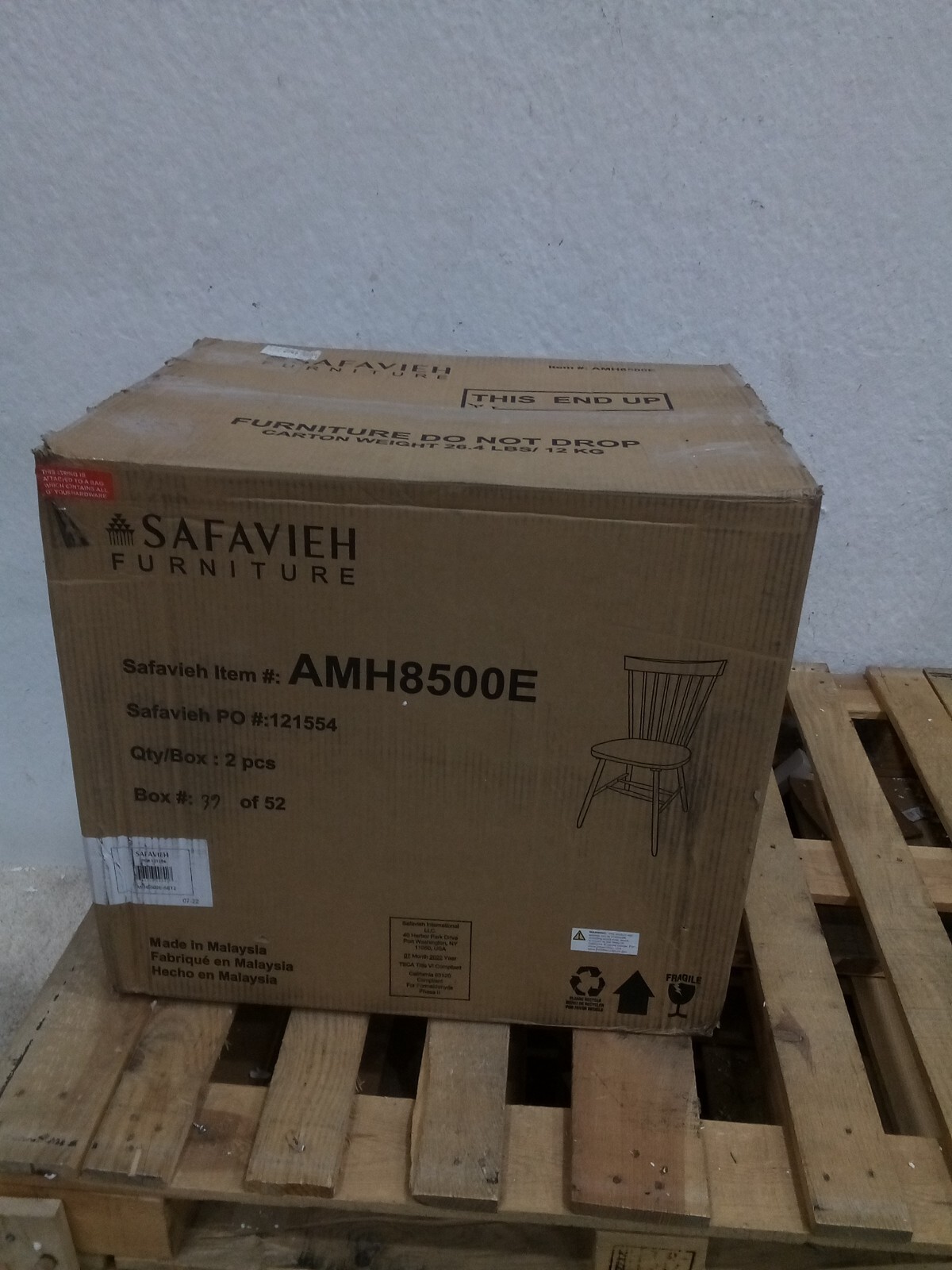 Safavieh Spindle Dining Chair, Reduced Price 2172721624 AMH8500E
