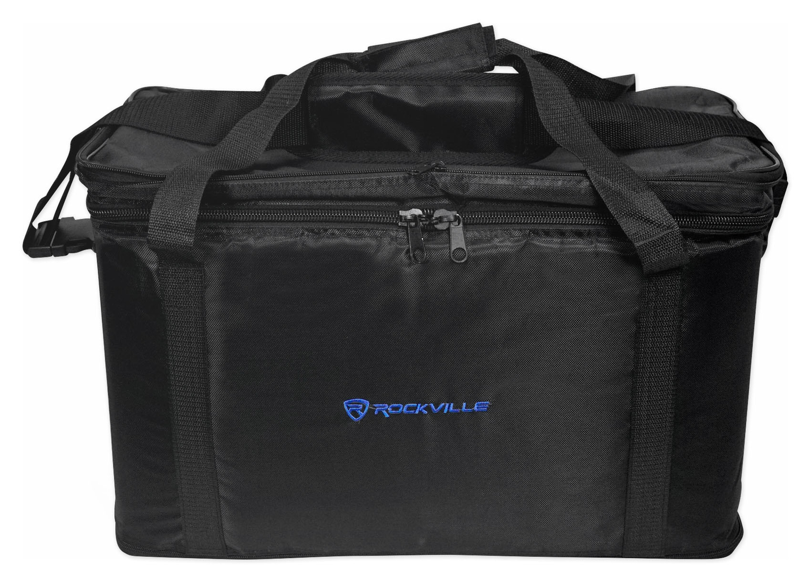 Rockville RRB50 5U Rack Bag Double-Sided Case with 12" Depth + Shoulder Strap