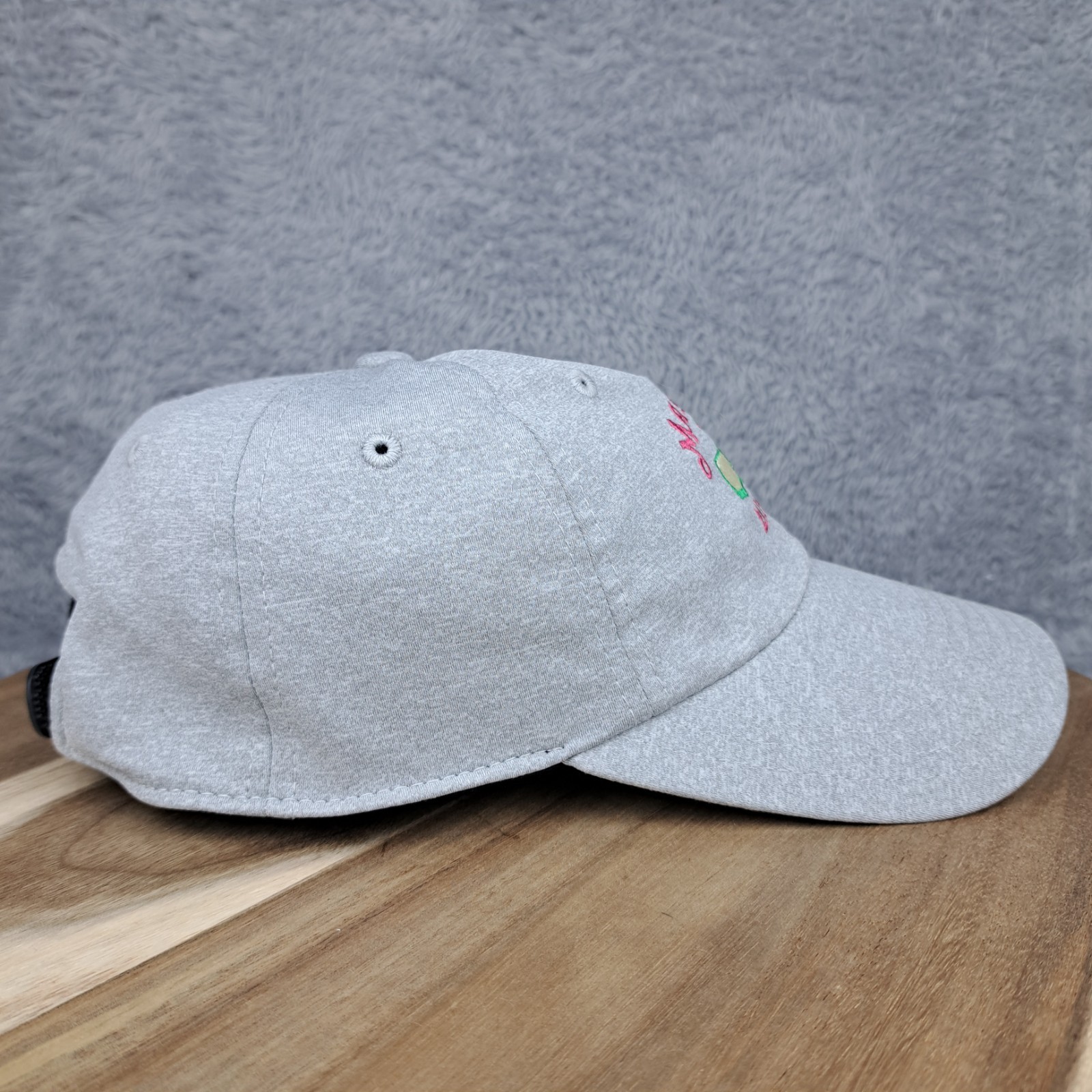 The Masters Hat Cap Strap Back Gray Preformance Light Augusta American Needle