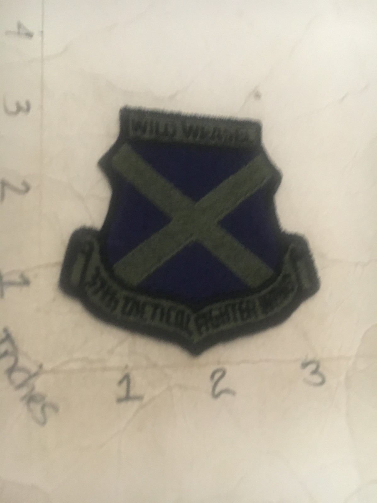 USAF 37th Tactical Fighter Wing Squadron subdued patch 7/6/25