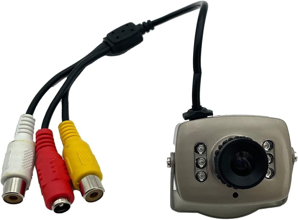 CCTV 1/3 CCD 1000tvl 6mm 6 IR LED Mini Video Security Camera Waterproof +Bracket