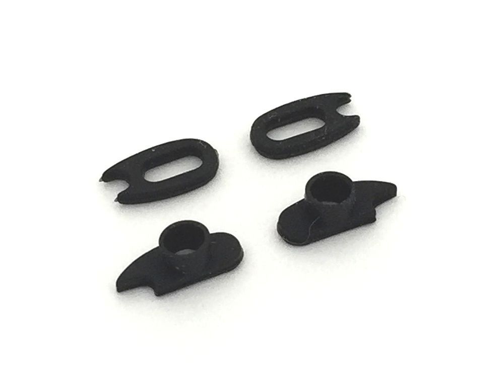 LINEGEAR Lower & Upper Gaskets for Oakley Romeo1 - Black [R1-GSK&UD-BK]