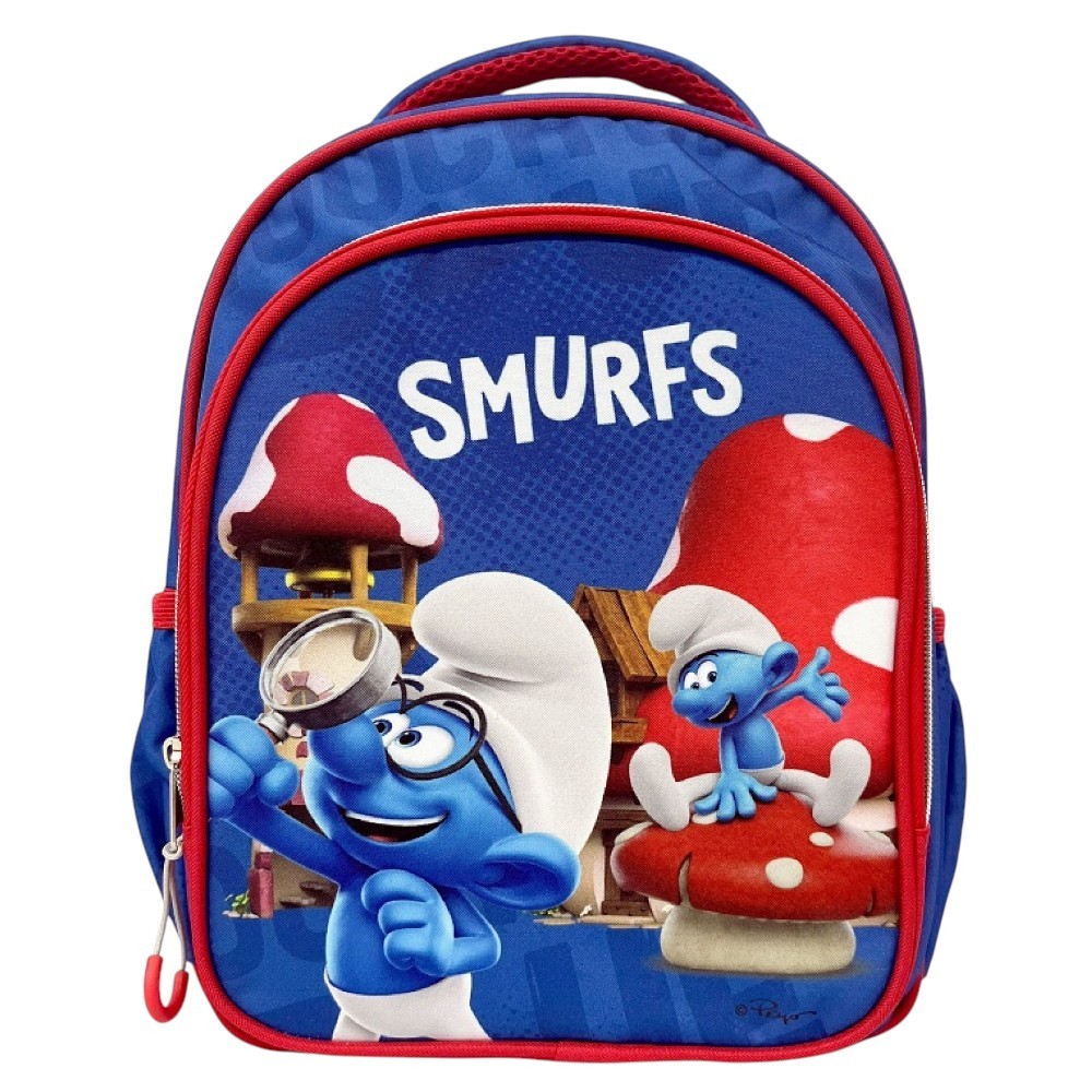 GIM Les Schtroumpfs Collection Backpack, Smurf with Glasses (25x30cm)
