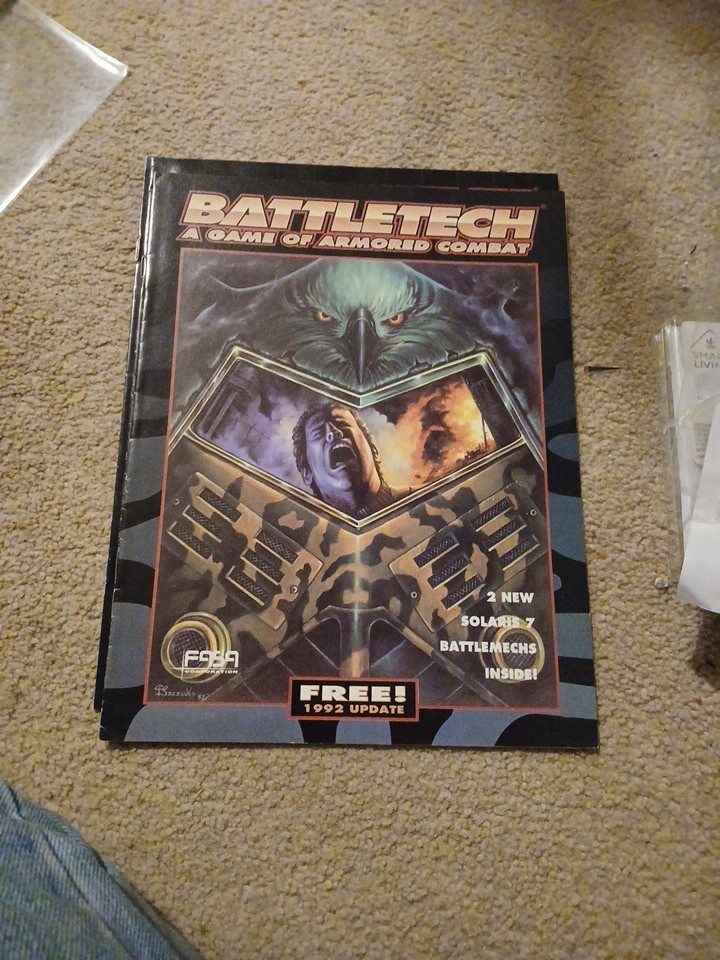 1990,1992,1993 Battletech Update Brochures Ex-MT