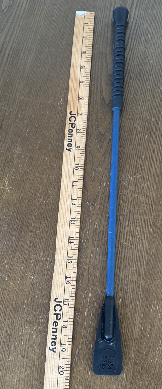 Hexa Professional Riding Whip Power 3000 Crop Blue 20” ITALY