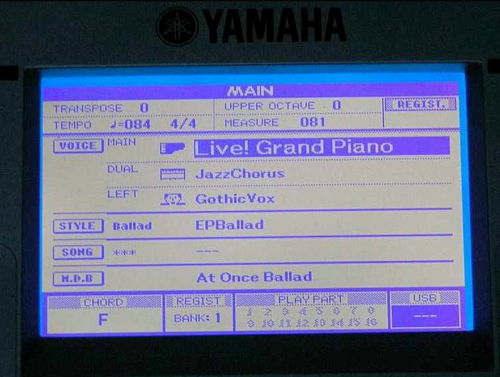For Yamaha MM6 Keyboard LCD Display Screen Panel Replacement