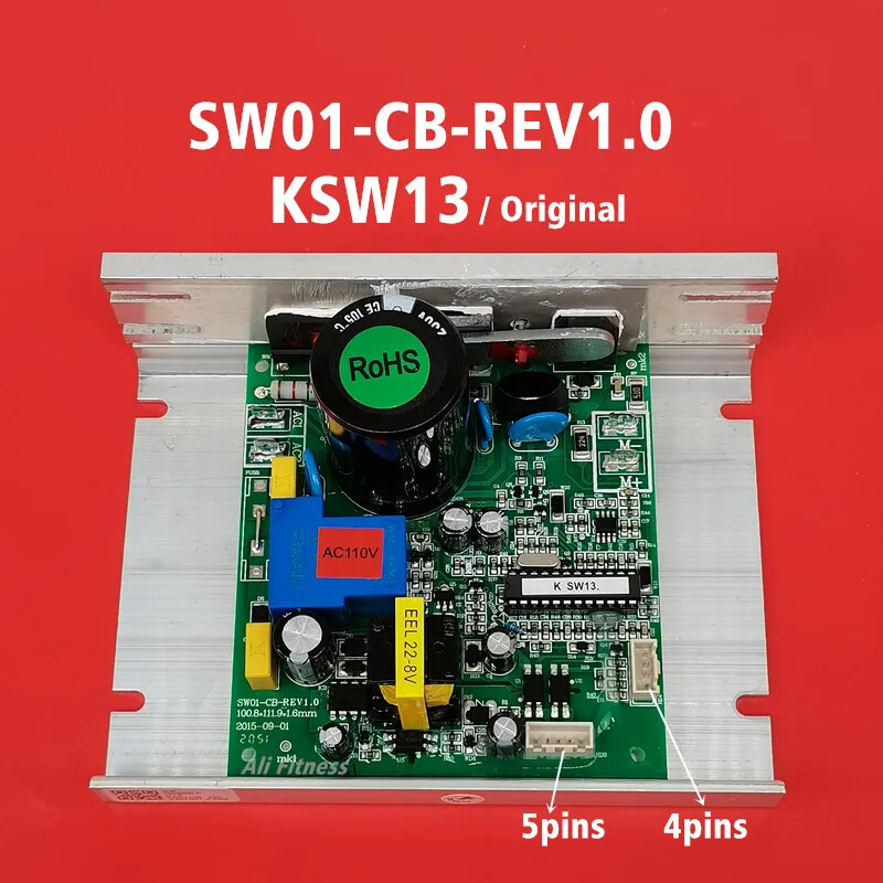 Original Treadmill Motor Controller SW01-CB-REV1.0 KSW13 Circuit Board Mainboard