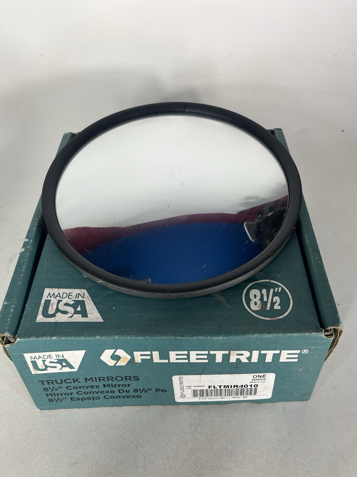 TRUCK MIRROR 8 1/2 CONVEX MIRROR FLEETRITE FLTMIR4010