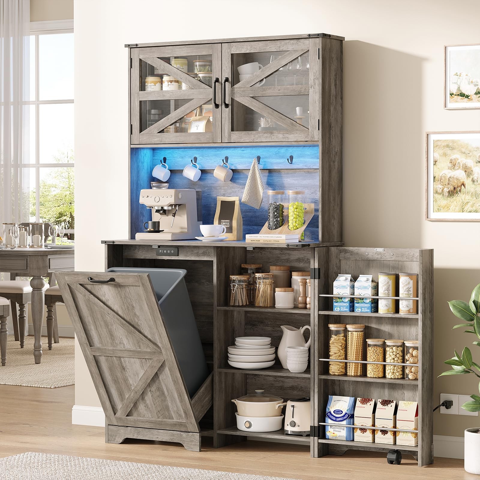 Kitchen Pantry Storage Cabinet