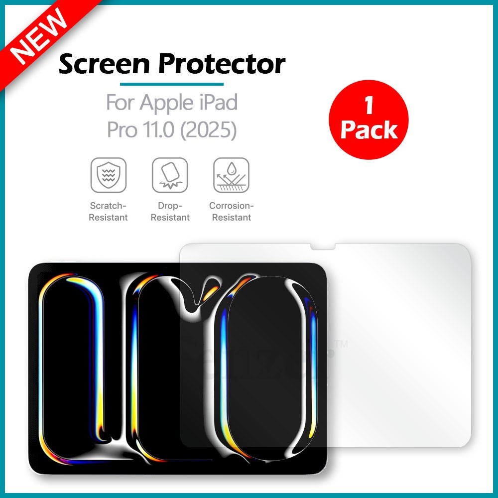 1x For Apple iPad Pro 11.0 (2025) Screen Protector w/ cloth
