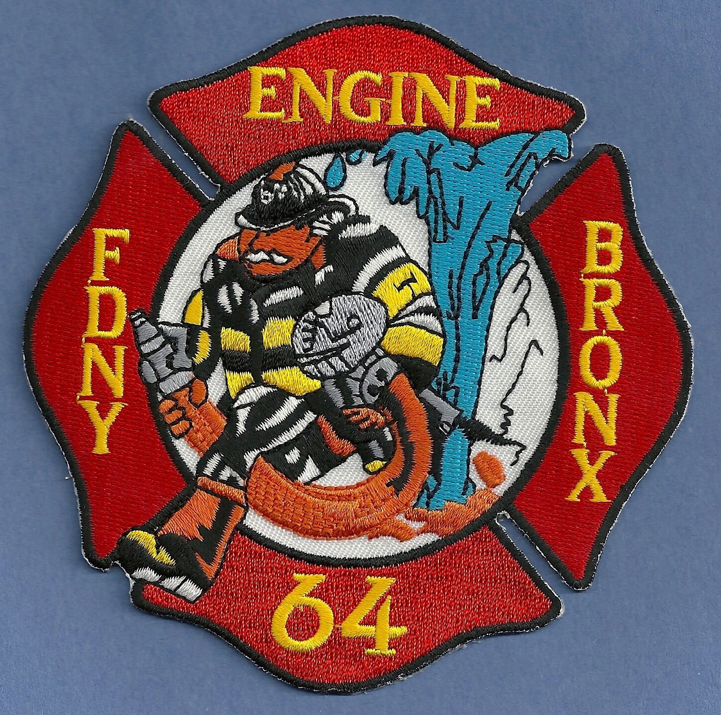 FDNY FIRE DEPARTMENT NEW YORK ENGINE COMPANY 64 PATCH BRONX