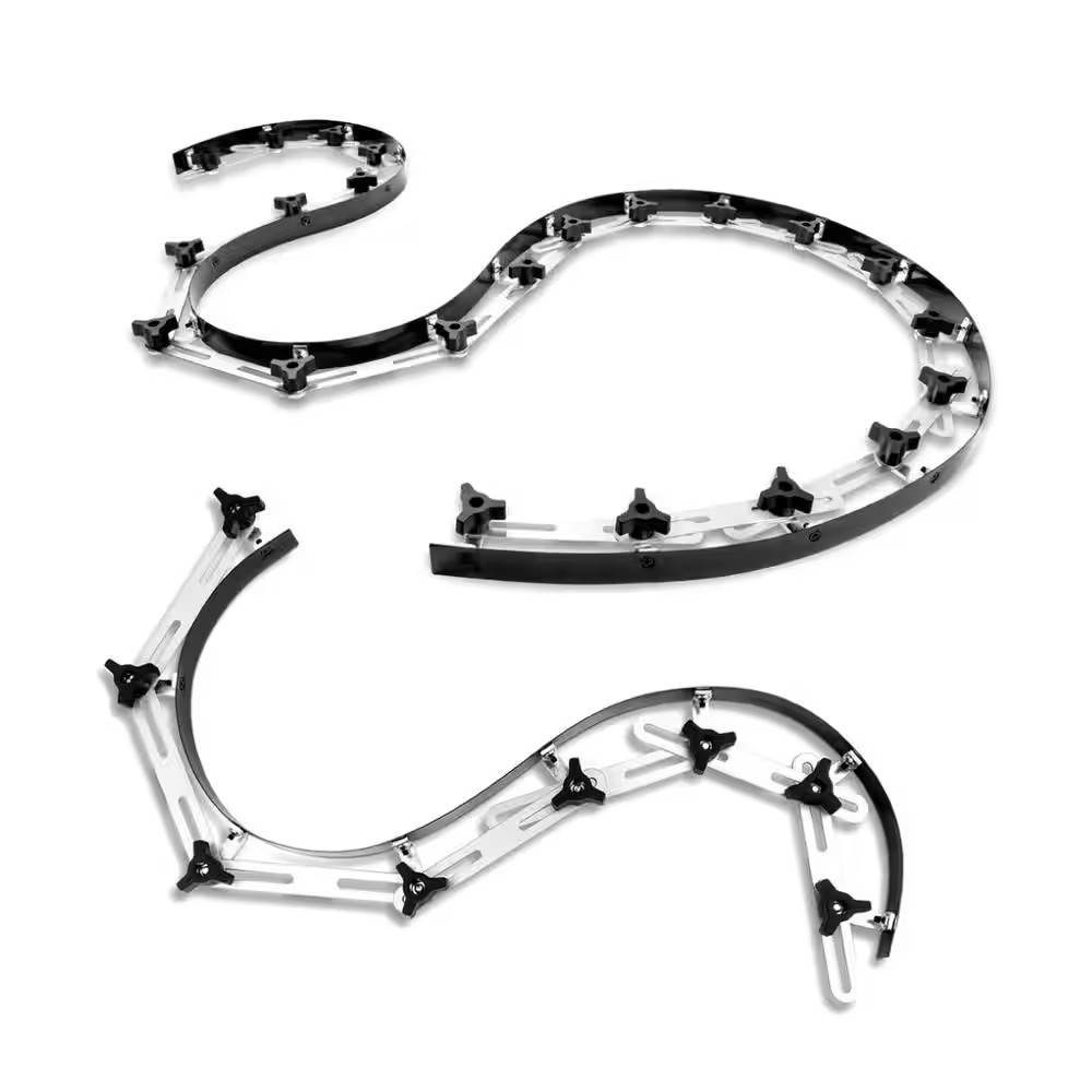 107 In. Flexible Curve Template and 37 In. Flexible Curve Template