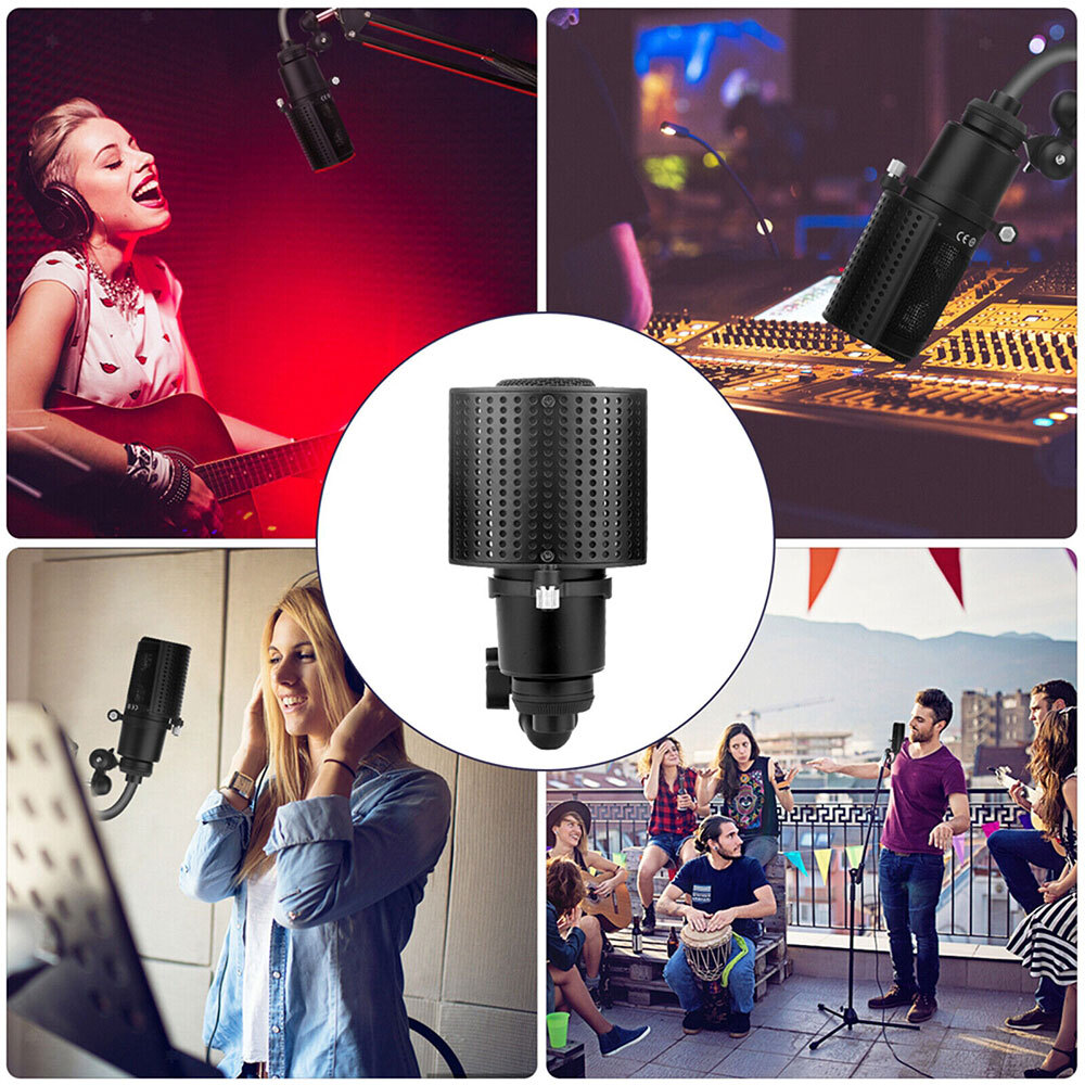 Professional Microphone Isolation Shield, Filter, Mic Sound Absorbing NEW