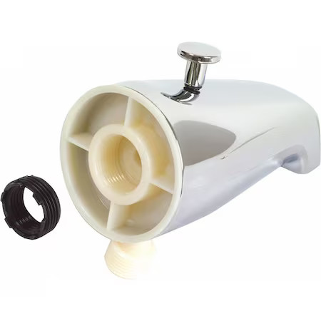 Zoro Select 15086 Diverter Spout, 5-1/4" L, Chrome Finish,  15086
