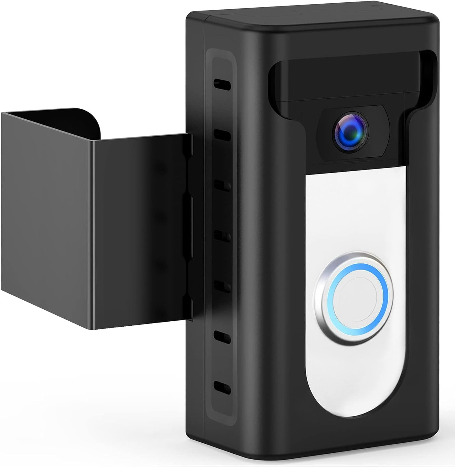Video Doorbell Mount Anti-Theft Adjustable No-Drill Compatible with Video