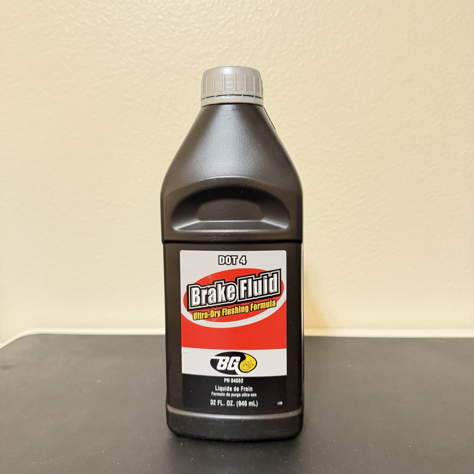 Pack of 3 | BG DOT 4 Brake Fluid 32 FL. OZ. | FREE SHIPPING
