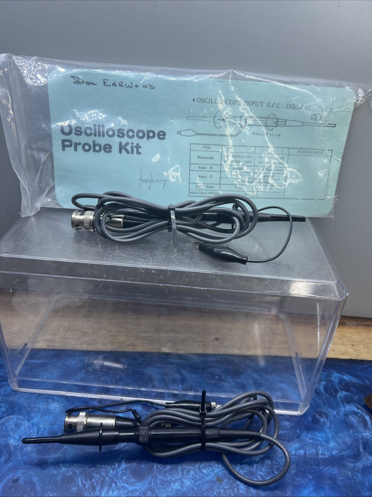 Oscilloscope Probe Kit Lot Of 2