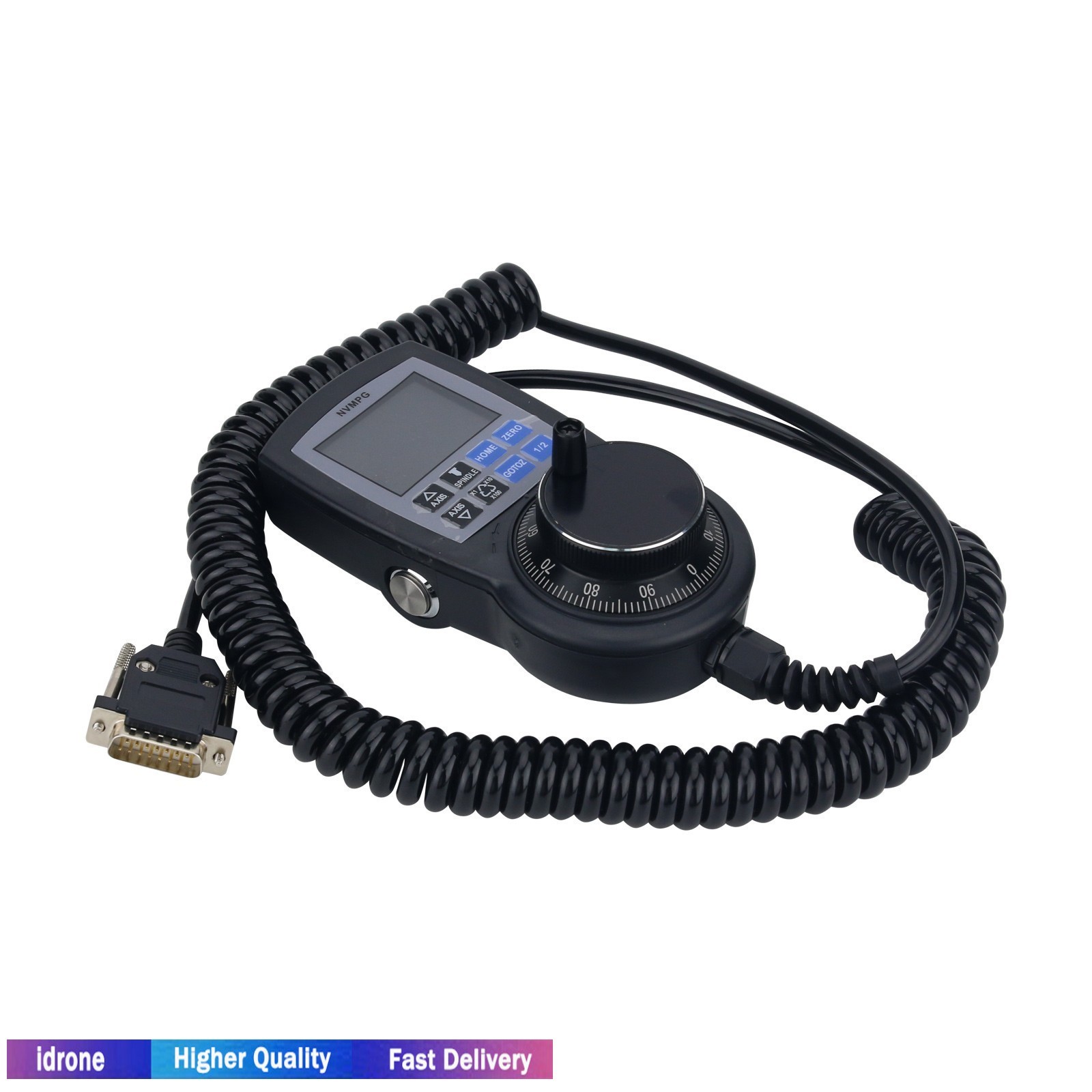 NVMPG CNC Handwheel 6-Axis MPG Manual Pulse Generator High Performance + Display
