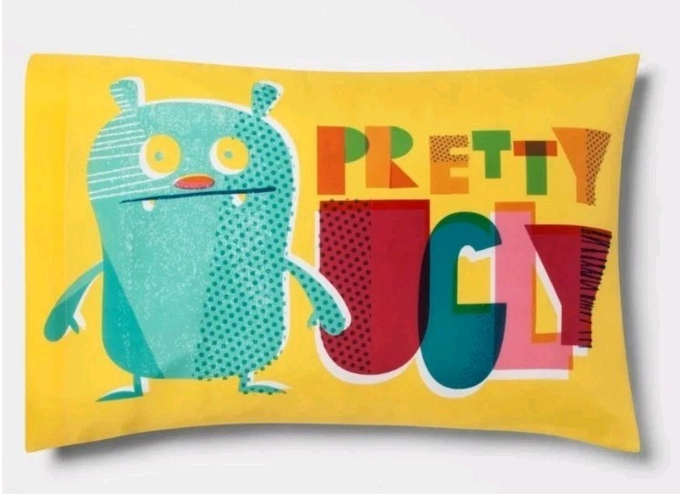NEW UGLYDOLLS  1 Reversible Pillowcase Pretty Ugly 20in x 30in