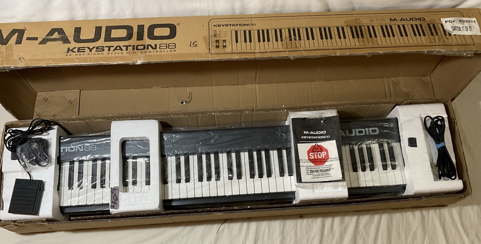 Keystation88, M-Audio, MIDI, Keyboard, Keystation, 88,