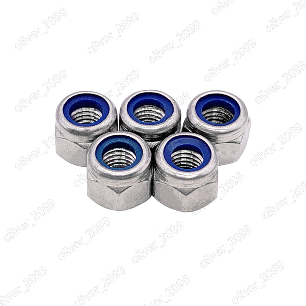 316 Stainless Steel Prevailing Torque Type Hexagon Nuts With Nonmetallic Insert