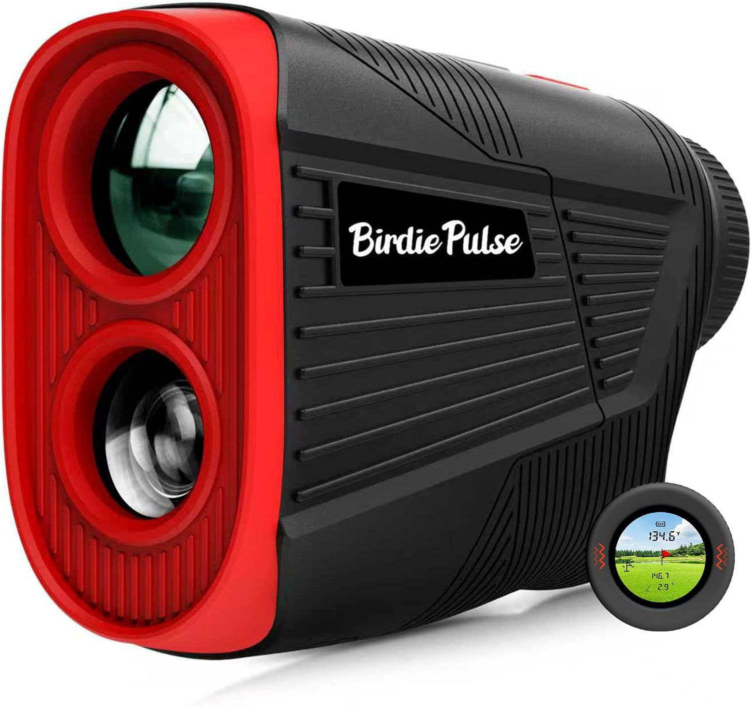 Golf Rangefinder with Slope & Magnet，1300 Yards Range Finder for Golf，Flag Locki