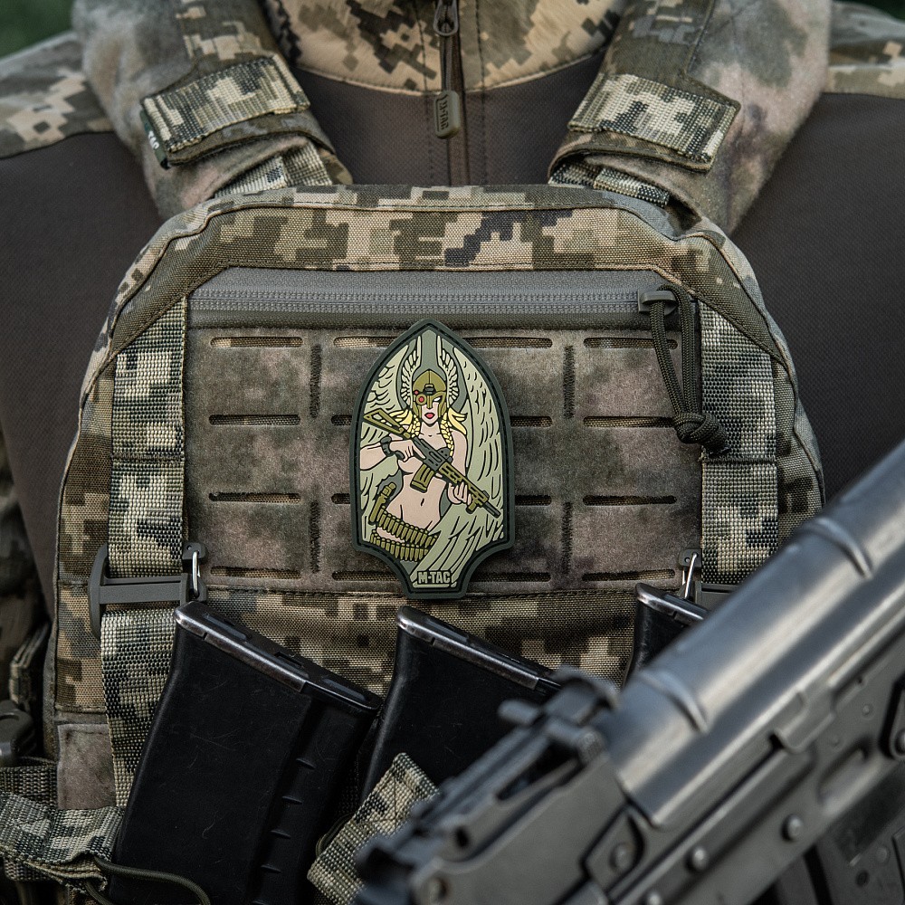 VALKYRIE Valkyrie Morale PVC 3D Patch ARMY WAR Ukraine arrowhead OLIVE